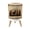 Color 1, variant on Cabin Trash Can with Lid Wildlife Bear Deer Fish Duck Wooden Farmhouse 1.8 Gallon Dog Proof Trash Can Round Garbage Can Waste Bin Wastebasket for Bathroom Bedroom Living Room