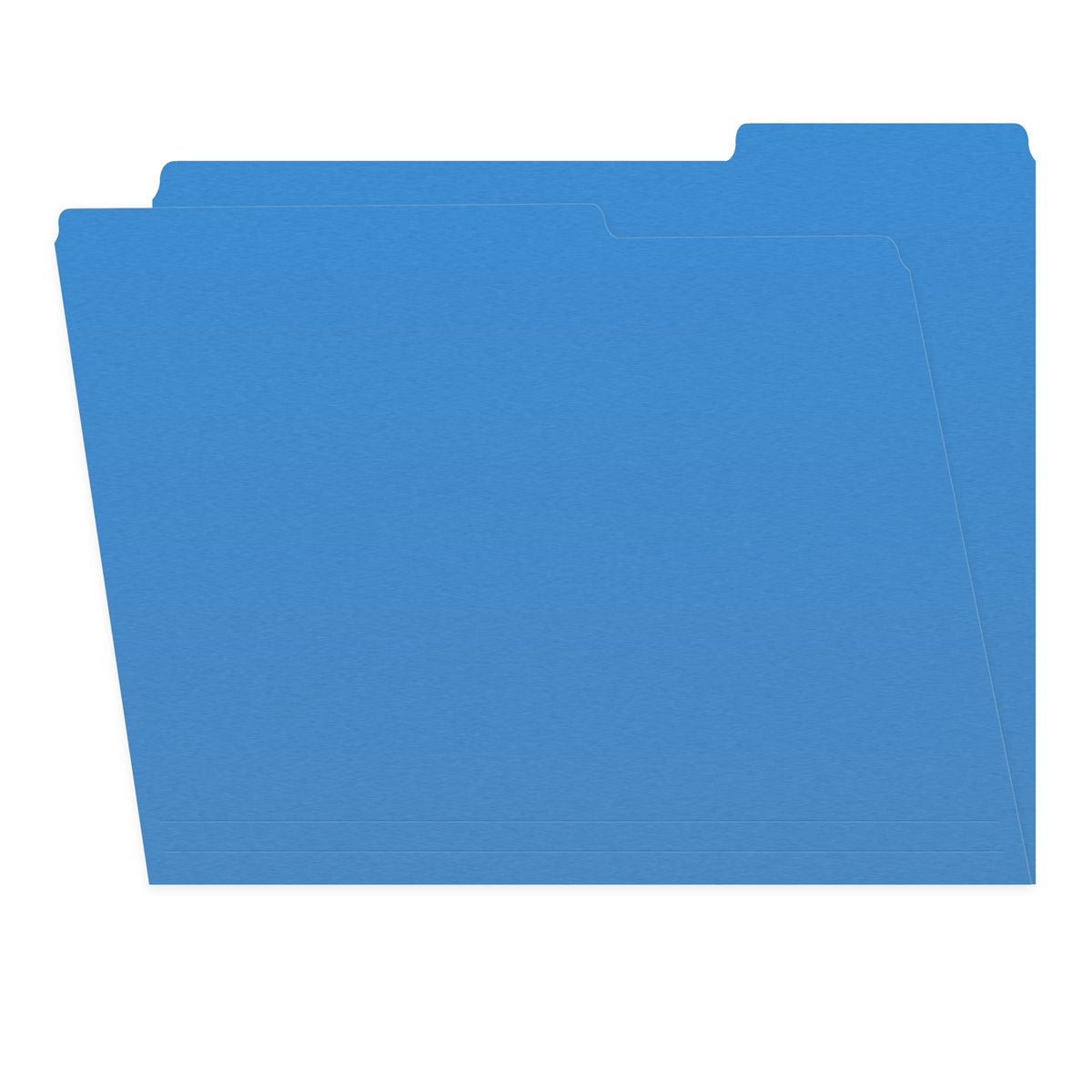 Blue File Folders, 1/3 Cut Top Tab, Letter Size, Perfect for Organizing Documents in File Drawers, Box of 100