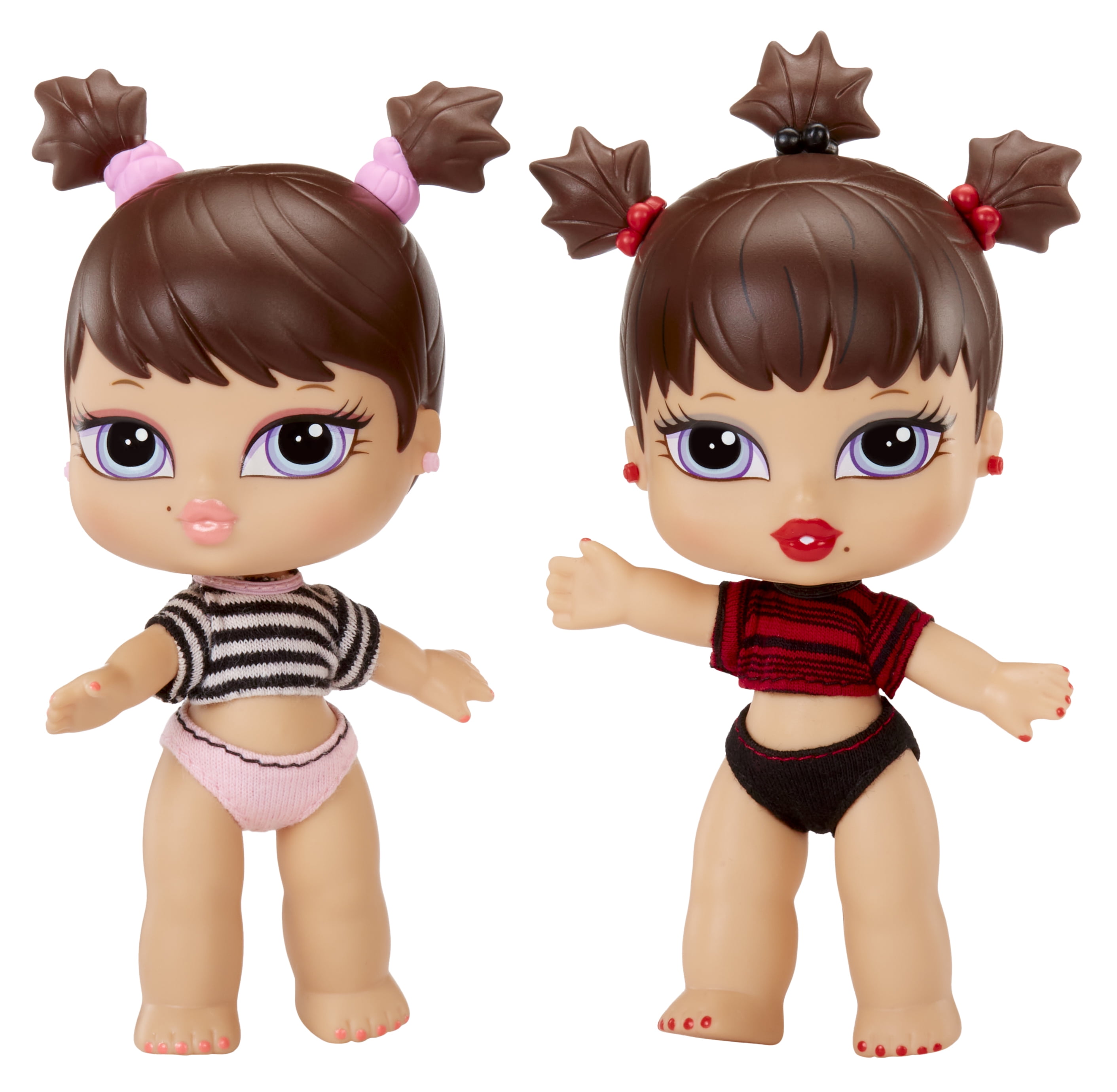 Bratz Babyz Twiins Phoebe and Roxxi 2-Pack Collectible Fashion Dolls with Pets