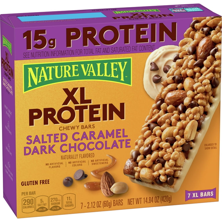 Nature Valley Peanut Butter Dark Chocolate XL Protein Granola Bars