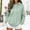 Green, variant on Women's Hoodies Sweatshirts Zip Up Casual Solid Sweat shirtsOversized Drawstring Hooded with Pockets Winter Clothing