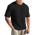thumbnail image 1 of Hiiyo Men's Plus Size Solid Plain T-Shirt Short Sleeve Crew Neck T Shirt, Sizes M-XXXXL, 1 of 7