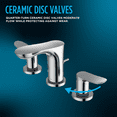thumbnail image 2 of TOTO TLG02201U#BN Two Handle Widespread Bathroom Faucet Brushed Nickel, 2 of 5