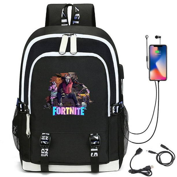 Fortnite backpack with outlet usb