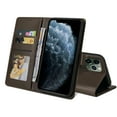 thumbnail image 4 of Dteck Wallet Case For iPhone 11 Pro Max, Shockproof Flip Folio Leather with Credit Card Slots Kickstand Phone Case Cover,For iPhone 11 Pro Max,Brown, 4 of 7