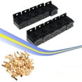 thumbnail image 4 of Sidaley Paquete de 10 soportes de enchufe de relé de coche de 5 pines Juego de terminales de 6,3mm reloj despertador de camión de vehículo Electrónica, 4 of 6