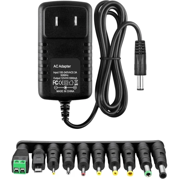 RHEA- 12V 1A Power Supply Ac Adapter 12 Volt Charger Universal For...