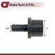 thumbnail image 4 of Conector de tubo recto de plástico con espiga de 1"x0.4" color gris, 5 piezas, 4 of 7