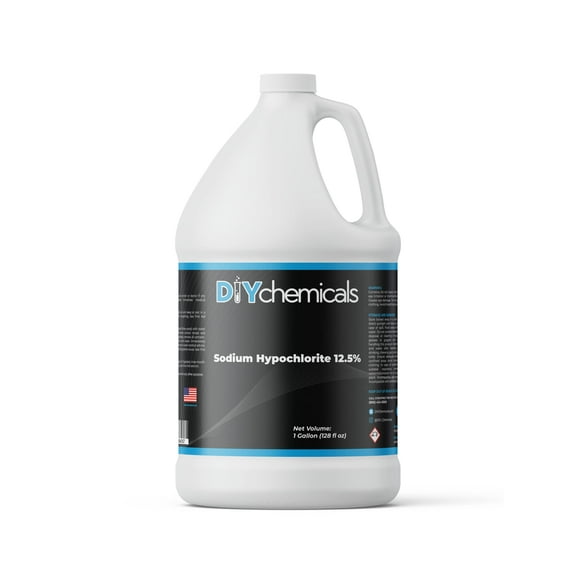 DiyChemicals Sodium H?PO?hlorite 12.5% - Bleaching Agent in Detergents, Textile, Paper and Pulp Industries - Made in USA (1 Quart)