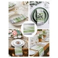 thumbnail image 4 of Cloth Napkins 1 Piece - 20x20 Inches, Sage Green Gray Washable Reusable Table Napkins, Neutral Abstract White Ombre Texture Soft & Absortbent Dining Napkin for Party Wedding Hotel Restaurant, 4 of 8