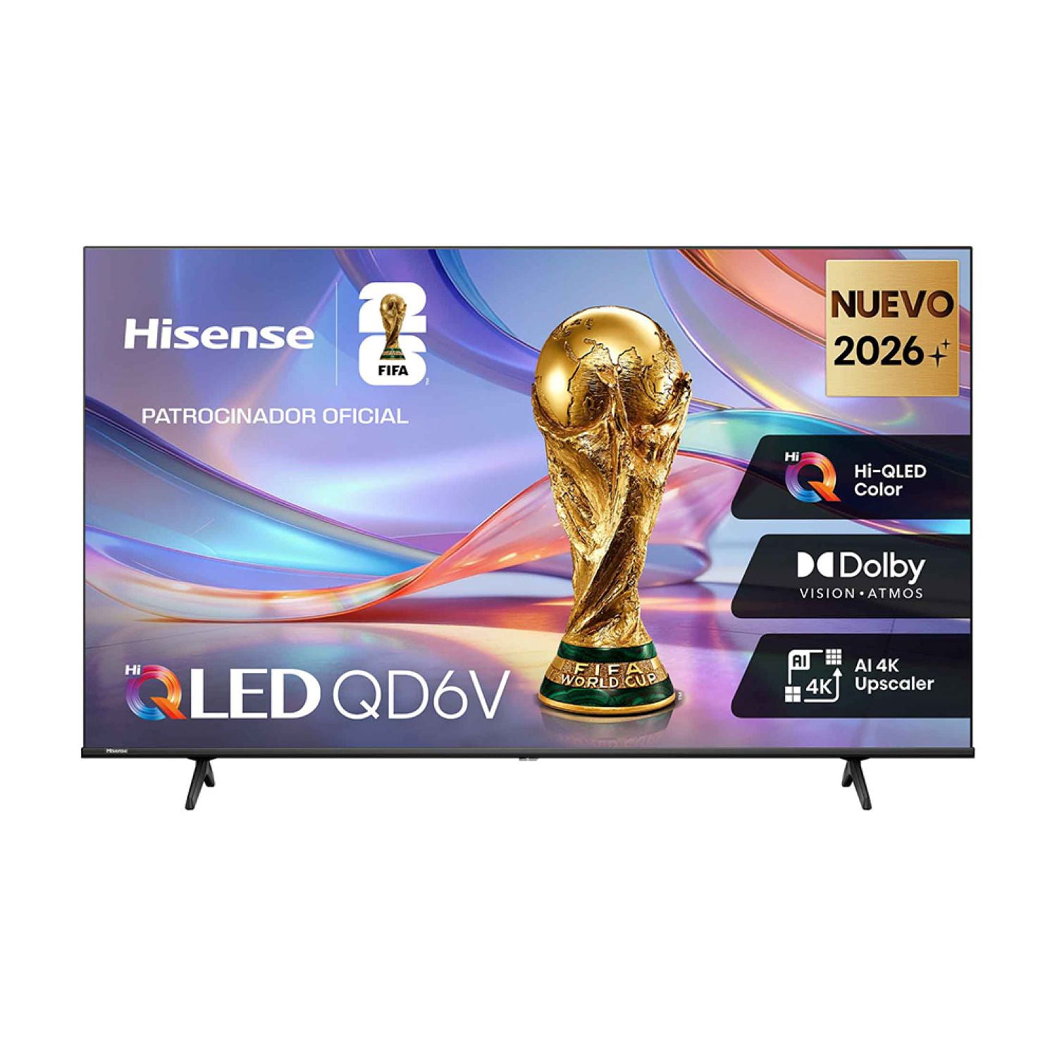 TV Pantalla Hisense de 58 pulgadas Hi-QLED 58QD6SV 4k con sistema operativo VIDAA