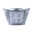 thumbnail image 3 of Bunblic Yuan Bao Statue Toothpick Case Storage Container, Portable Toothpick Box, Toothpick Holder for Restaurant, Kitchen, Tabletop Argent, 3 of 8