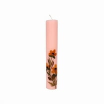 Soy Wax Pillar Candle with Cinnamon Orange & Lotus Essential Oils - Eco-Friendly