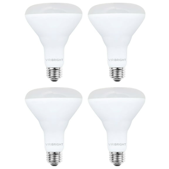 Viribright® BR30 LED Bulb, 700 Lumens, Dimmable, CEC, T20, Daylight 5000K (4 Pack)