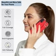 thumbnail image 4 of Allytechgroup 2024 New Trendy Back Case Cover for Apple iPhone X/ iPhone XS, Premium PU Leather Luxury Design with Ring Holder Stand Bracket Bumper Shockproof Phone Case for Girls Women, Red, 4 of 8