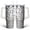 Silver Gradient Leopard, variant on Rainbow Gradient Heart 30 Oz Tumbler with Handle Lid and Straw, Stainless Steel Double Walled Vacuum Insulated Cup, Cute Anniversary Wedding Birthday Gifts Tumbler for Women Men Friends Outdoor Indoor