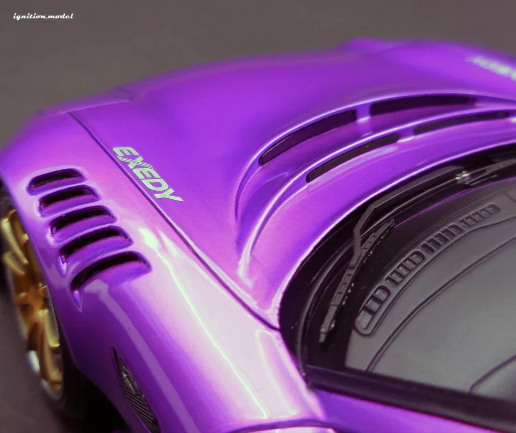 Ignition-Model Mazda RX-7 Feed Afflux GT3 (FD3S) Purple Metallic 1