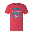 thumbnail image 2 of Wild Bobby, Fish More Work Less Pro Fishermen, Fishing, Men Premium Tri Blend Tee, Vintage Red, Small, 2 of 4