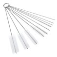 thumbnail image 1 of Juego de 10 cepillos de limpieza, cepillos de barra de nailon, cepillos de acero inoxidable, herramientas para equipos de tatuaje, cepillos blancos, 1 of 3