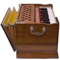 thumbnail image 4 of Portable Harmonium, Maharaja Musicals, Small, 2 1/4 Octaves Saptak, 3 Fold Bellow, 17x10x10 Inch, Handle, Bag, Kirtan Yoga Companion, Amazing Sound, Handmade Harmonium Instrument, PDI-PH1, 4 of 7