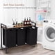 thumbnail image 2 of 1 iron dirty laundry basket rack con 3 baskets, 2 of 9