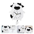 thumbnail image 6 of Cute Cow Wall Clock Animal Acrylic Wall Clock Silent Battery Operated Wall Clock With Swing Tail Pendulum For Living Room Bedroom Home Decor, 6 of 8