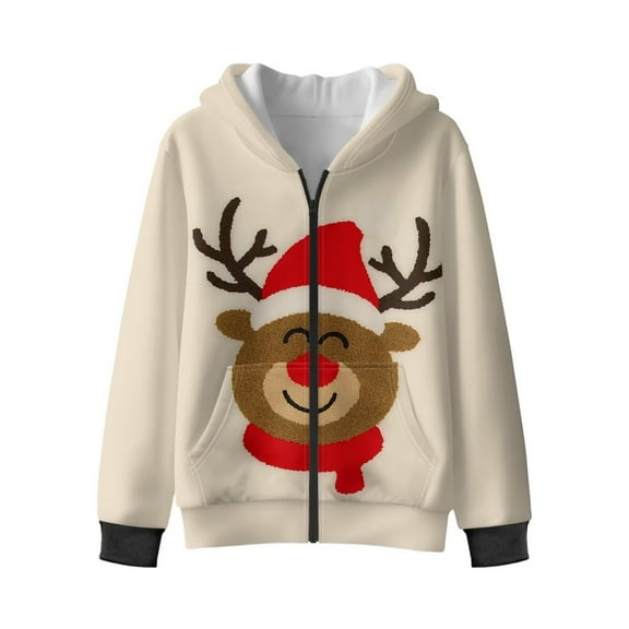 Chaqlin Classic Horse Fuzzy Hooded Sweatshirt for Boys and Girls - Lightweight Comfy Casual Pullover with Pockets for Fall and Winter Outdoor Wear