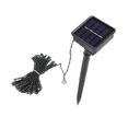 thumbnail image 5 of Guirnalda de luces solares 50 LED 8 modos IP65 Cadena de lámpara decorativa impermeable para exteriores para jardín patio 23 pies blanco, 5 of 5