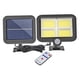 thumbnail image 2 of Luz de lámpara de seguridad del jardín del sensor de 128 COB con Gloria Luz de pared exterior impermeable, 2 of 7