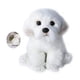 thumbnail image 2 of Perro maltesa de felpa realista, juguetes para perros de cachorro de peluche, para niños de cumpleaños para ad FAONIE FAONIE, 2 of 2