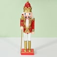 thumbnail image 5 of Gymnture christmas Traditional Wooden Nutcracker Soldier Xmas Decor, 5 of 10