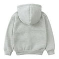thumbnail image 5 of GYRATEDREAM Zip up Hoodie Kids Fleece Hooded Sweatshirts for Boys Girls Toddlers Hooded Full Zipper Jacket Shirt for 3-4Y Gray, 5 of 7