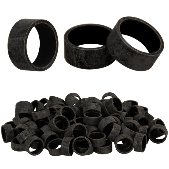 Anillos engarzados de cobre de 1/2 pulgada para conexión de tuberías PEX (paquete de 100)