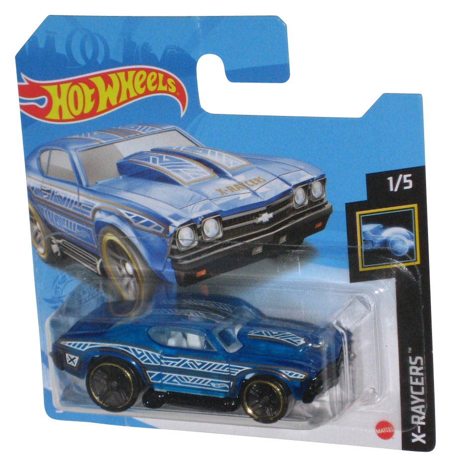 Hot Wheels X-Raycers (2018) Blue '69 Chevelle Toy Car #1/5 - (Short ...