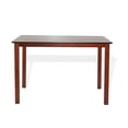 thumbnail image 2 of SK New Interiors Modern Rectangle Dining Table, Dark Walnut, 2 of 5