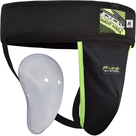 RDX MMA Abdo Guard Groin Cup Boxing Adult Abdominal Protector Jock Strap Muay (Best Gyro In Miami)