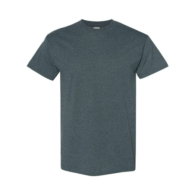 T-Shirt en Coton Épais, M, Chiné Foncé