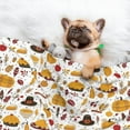 thumbnail image 3 of Yiaed Thanksgiving Print Dog Blankets-Cat Blanket Washable for Couch Protection,Puppy Blanket, Soft Plush Reversible Throw Furniture Protector-Medium, 3 of 8