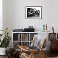thumbnail image 4 of Art.com Parisians at a Sidewalk Cafe Photographic Print by Alfred Eisenstaedt, Brown Frame Wall Art, 29" x 23", 4 of 5