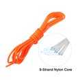thumbnail image 3 of Uxcell Reflective Guyline Camping Paracord 4mm Nylon Tent Cord Guyline Rope Orange 10 Feet, 3 of 6