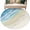 Blue, variant on Haze Blue Beach Coastal Round Area Rug 6Ft Washable Circle Rugs for Bathroom Office, Summer Ocean Nautical Seaside Non-Slip Carpet Floor Mats Indoor Outdoor Carpet Runner Aesthetic Home Decor