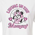 thumbnail image 3 of Disney - Living In The Moment  - Juniors Cropped Cotton Blend T-Shirt, 3 of 5