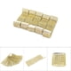 thumbnail image 5 of Anillo para servilleta con marco para silla, 50 piezas, 8 filas, anillo para servilleta con envoltura de malla de diamante para silla, anillos para servilletas de boda, diseño fácil de usar, 5 of 5