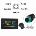 thumbnail image 2 of H6C-2 E-Bike Bluetooth LCD Display Meter Electric Scooter Speedometer Dashboard UART for Mountain Electric Bike 5PIN, 2 of 8