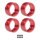 thumbnail image 4 of Manguitos de Copa de Transmisión de Aleación de Aluminio RC de 4 Piezas, Piezas de Repuesto, Duraderas para Vehículos RC de Accesorios de Bricolaje a Rojo, 4 of 8