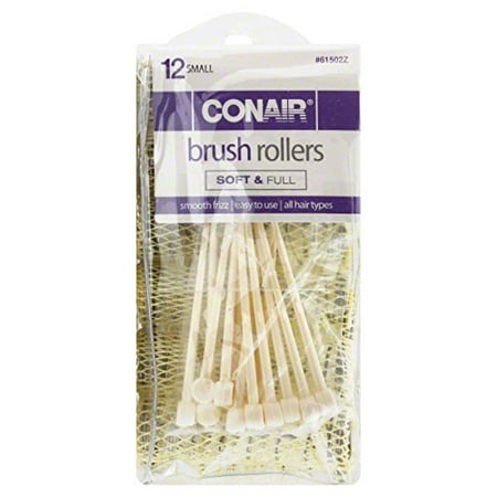 Conair Small Brush Hair Rollers With Pins 12 Ct Walmart Canada