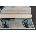 thumbnail image 2 of La Dole Rugs Abstract Rustic Minimalistic Modern Turquoise Blue Ivory Orange Mustard Yellow Area Rug Living Room Bedroom Carpet Tapis 3x5 3x10 4x6 5x8 6x9 8x10 9x12, 2 of 6