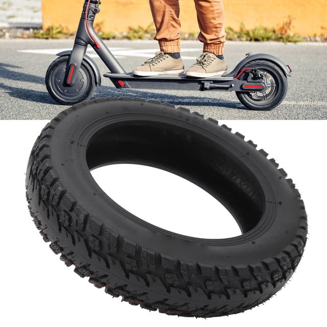 10x2-6.1 Scooter Tire, 10 Inch Electric Scooter Tire Easy To Disassemble Flexible Rubber Impact Resistant for Safe Driving