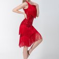 thumbnail image 4 of Vestido de noche de fiesta para mujer Vestido de temperamento sin mangas Traje de baile latino brillante FLhrweasw Nuevo, 4 of 7