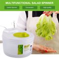 thumbnail image 4 of TFixol 3L Salad Spinner Manual Lettuce Spinner Fruits and Vegetables Dryer with Rotary Handle for Tastier Salads and Faster Food Prep Home Kitchen, 4 of 6